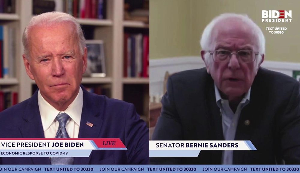 US election 2020: Bernie Sanders endorses ex-rival Joe Biden for president