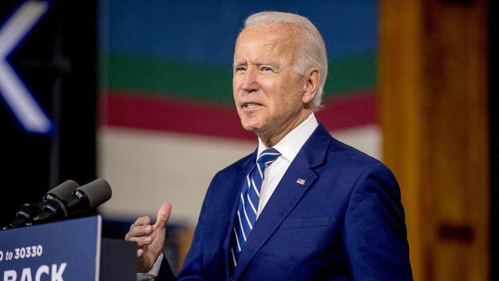 Biden Biden says post-pandemic economy can fight racial inequality