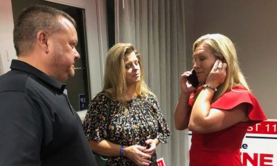 Trump Trump congratulates QAnon supporter Greene on Georgia win
